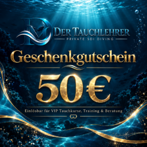 Geschenkgutschein 50 Euro – Der Tauchlehrer