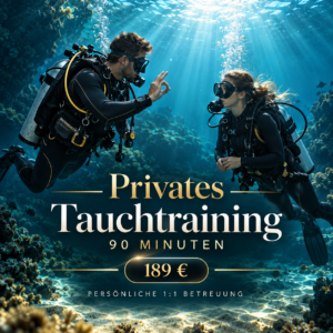 Privates Tauchtraining 90 Minuten – persönliche 1:1 Betreuung
